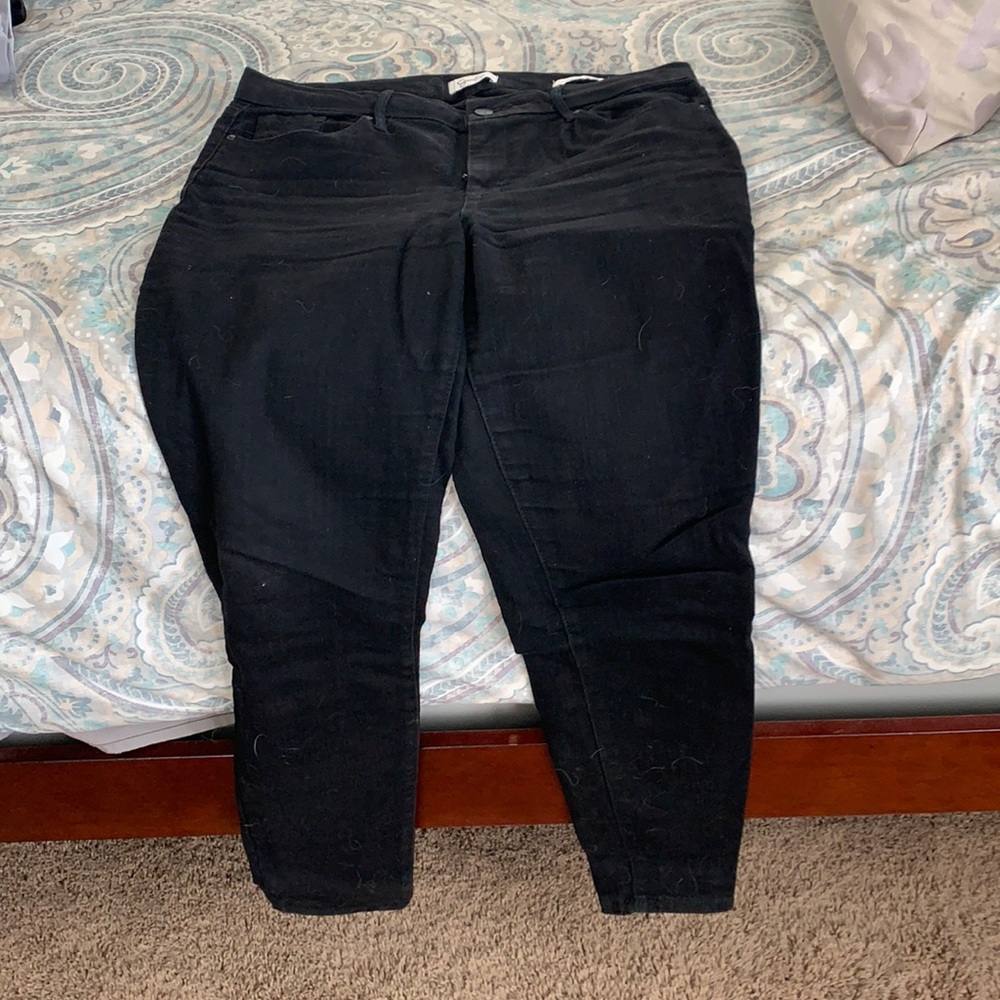 Black denim. Jessica Simpson high rise skinny Jean